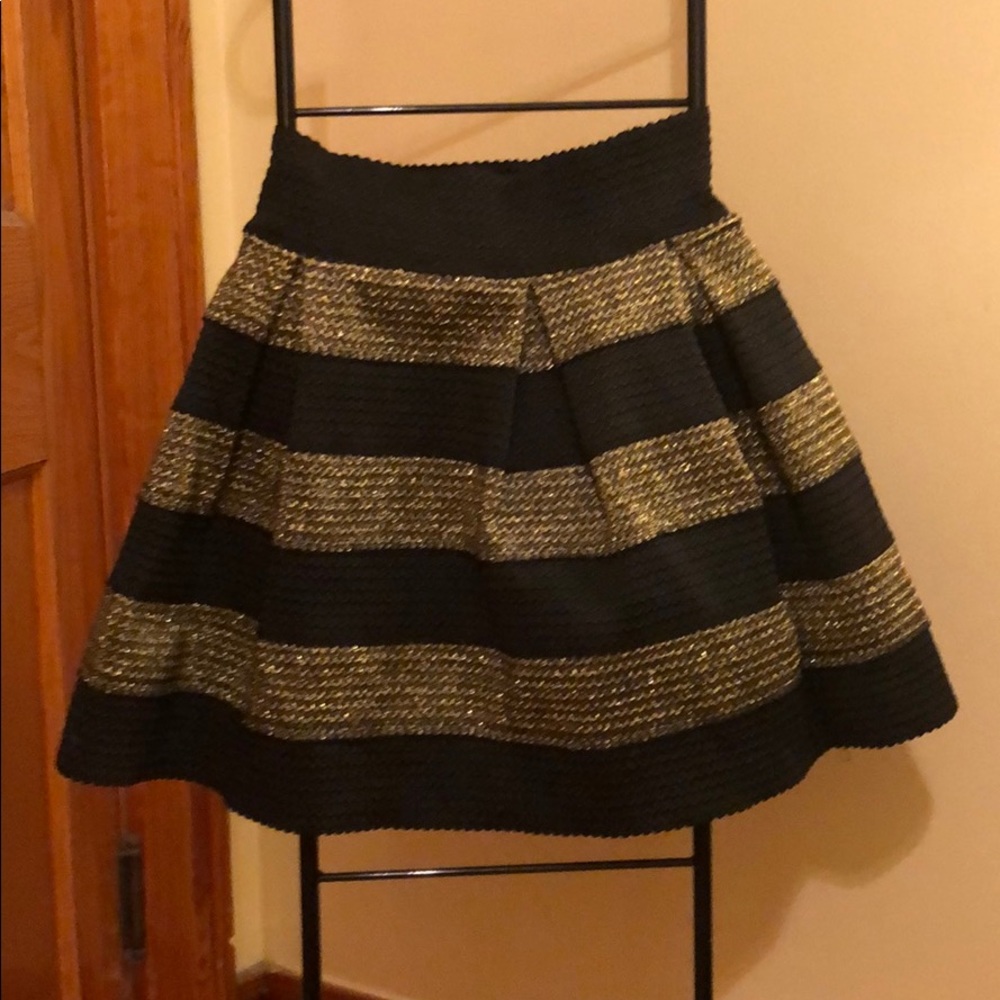 Black and Gold Skirt